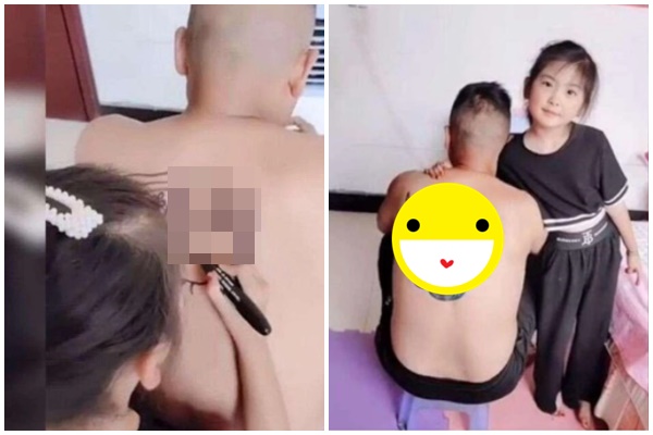 Bé trai vẽ tranh gia đình nhưng trong tư thế rợn người, cô giáo gọi ngay phụ huynh, nghe giải nghĩa tranh mà không tin nổi-4