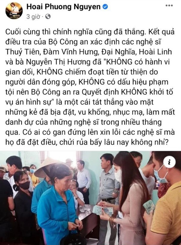 Ông xã Việt Hương: Có ai có gan đứng lên xin lỗi các nghệ sĩ mà họ đã đặt điều, chửi rủa bấy lâu nay không?-1
