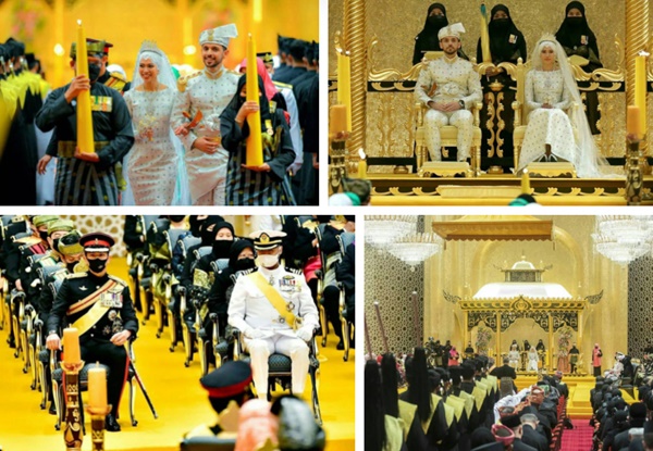 HOT: Cận cảnh siêu đám cưới hoàng gia tổ chức 10 ngày 10 đêm, Công chúa rạng rỡ còn phò mã có hành động tinh tế với cha mẹ vợ-1