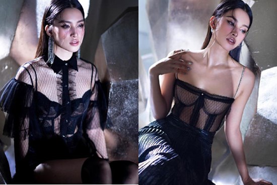 Hoa hậu Tiểu Vy nghiện đồ xuyên thấu theo phong cách 'gái hư'