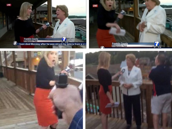 Khoảnh khắc kinh hoàng: Nữ phóng viên bị bắn chết trên sóng truyền hình trực tiếp, giây phút ngã gục bị trình chiếu cho hàng triệu người xem-2