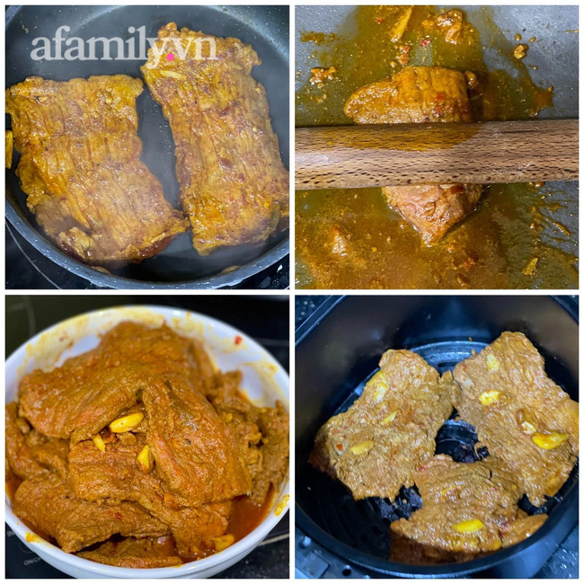 Làm thịt bò khô bằng nồi chiên không dầu nhàn tênh, Tết năm nay chị em nhất định phải làm thử nhé!-5