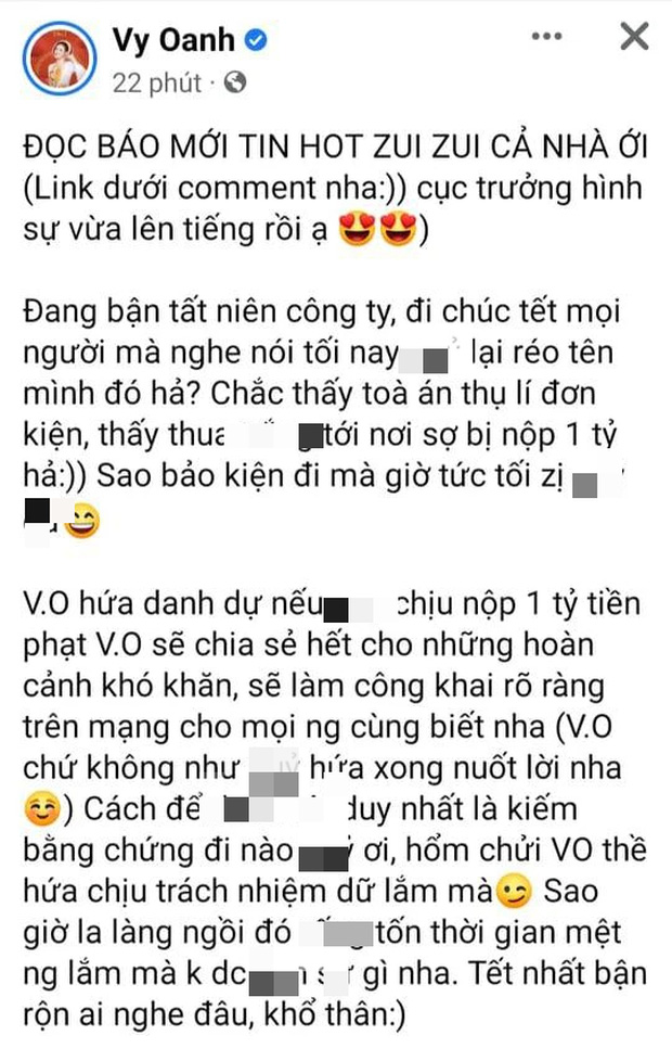 Vy Oanh: Giờ cạn tiền không có để nộp phạt, tôi sẽ xem xét ân xá cho nộp dần-1