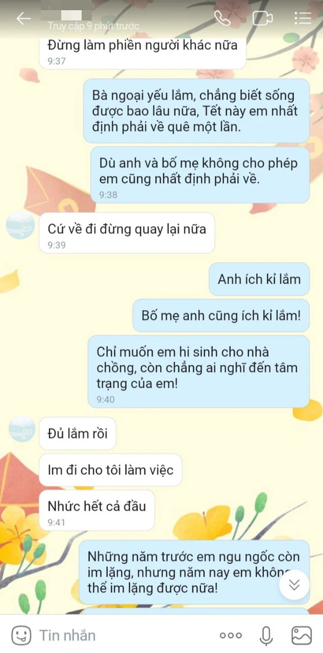 Gần 10 năm nay, chồng không cho tôi về quê ngoại ăn Tết, thế mà chỉ với đoạn ghi âm ngắn ngủi của mẹ vợ mà chồng tôi đổi ý-2