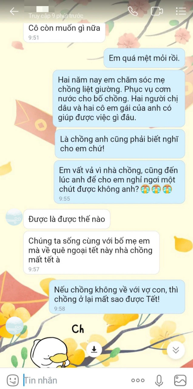Gần 10 năm nay, chồng không cho tôi về quê ngoại ăn Tết, thế mà chỉ với đoạn ghi âm ngắn ngủi của mẹ vợ mà chồng tôi đổi ý-4