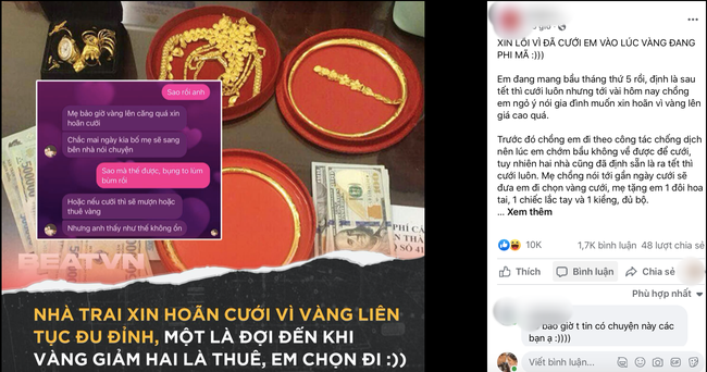 Đang bầu 5 tháng, định ra Tết tổ chức hôn lễ nhưng cô dâu vẫn bị nhà trai xin hoãn cưới, đọc tin nhắn chú rể gửi mà cáu-1