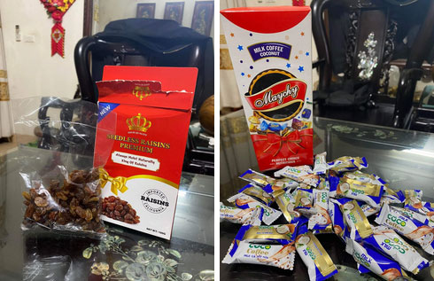 Nhiều chị em tá hỏa khi mua phải giỏ quà Tết ngoài xịn trong fake”, dân mạng cảm thán: Tiền nào của nấy ấy mà!-11