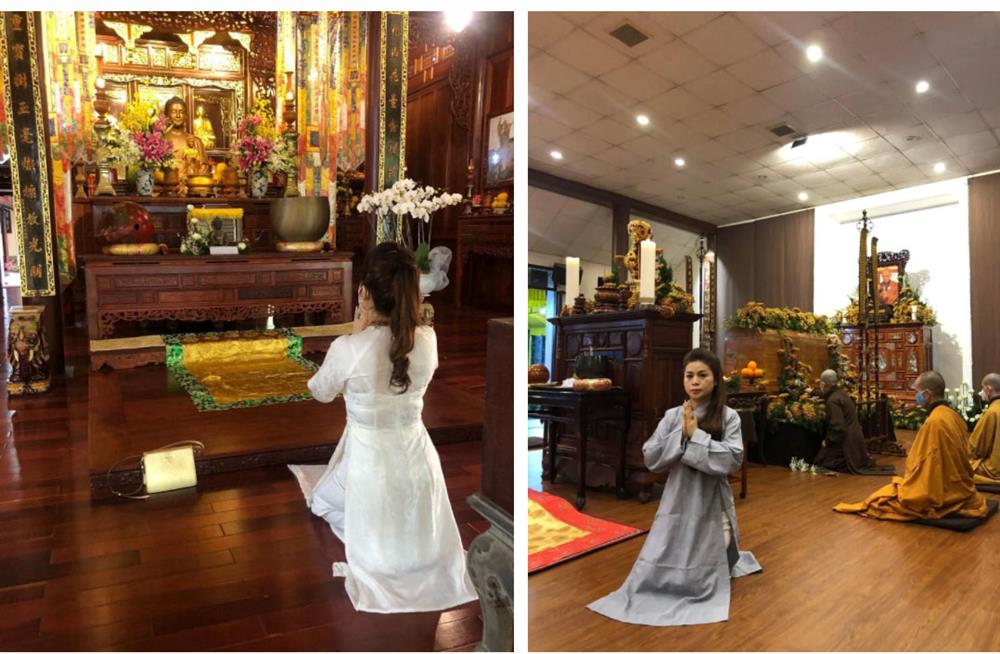 Bà Lê Hoàng Diệp Thảo xúc độn bay thẳng đi Huế dự tâm tang Thiền sư Thích Nhất Hạnh-3