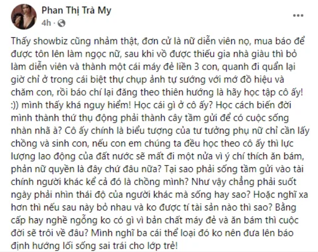 Tăng Thanh Hà đã có động thái khi bị nói máy đẻ, ăn bám chồng-2