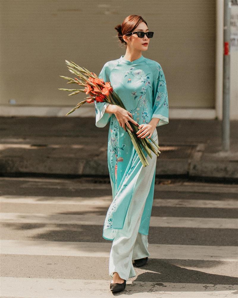 Mỹ nhân Việt mặc gì mùng 1: Chi Pu hở luôn cả chân ngực, Khánh Vân chuẩn thánh diện áo dài-9