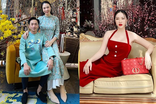 Góc nào nhà Đàm Thu Trang cũng có thể sống ảo, biệt thự hạng sang của Bảo Thy đủ các loại hoa Tết đắt tiền