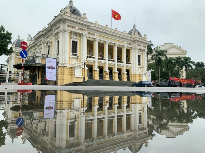 Hà Nội rực rỡ cờ hoa mừng Đảng, mừng Xuân mới Nhâm Dần 2022-6