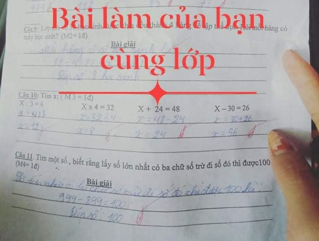 Bài Toán gây tranh cãi nhất những ngày đầu năm: 999 – 100 = 899 bị cô giáo CHẤM SAI, cô ĐÚNG hay trò ĐÚNG?-2