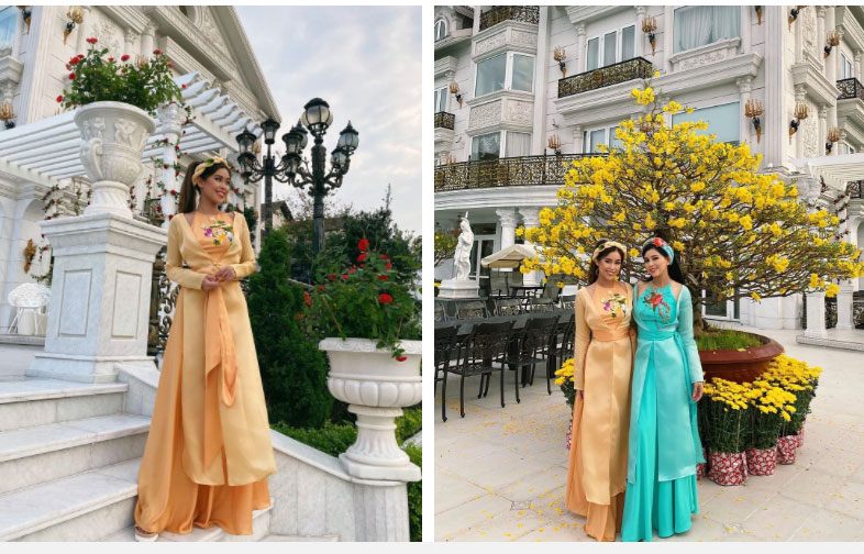 Gia đình rich kid Tiên Nguyễn diện áo dài: Mỗi năm một khác nhưng đỉnh nhất là màn diện lại áo cũ của doanh nhân Thủy Tiên-3