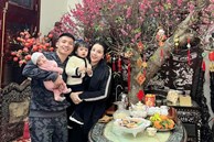 Cầu thủ Bùi Tiến Dũng và Khánh Linh đón Tết muộn, khoe ảnh chụp tại nhà khiến ai cũng trầm trồ vì một điểm rất đều của gia đình