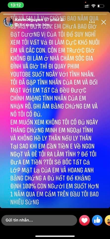 HOT: Diễn viên Hoàng Anh bị chồng của Thắm Bebe tố ngoại tình và moi tiền vợ mình-1