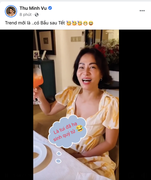 Thu Minh thông báo có bầu kèm clip zoom cận vòng 2 lớn vượt mặt, Vbiz lại có thêm tin vui đầu năm?-1