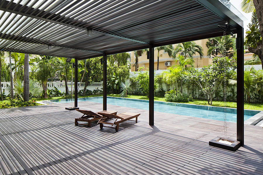 Biệt thự hiện đại 2 tầng mái bằng như resort ở ‘khu nhà giàu’ TP.HCM-15