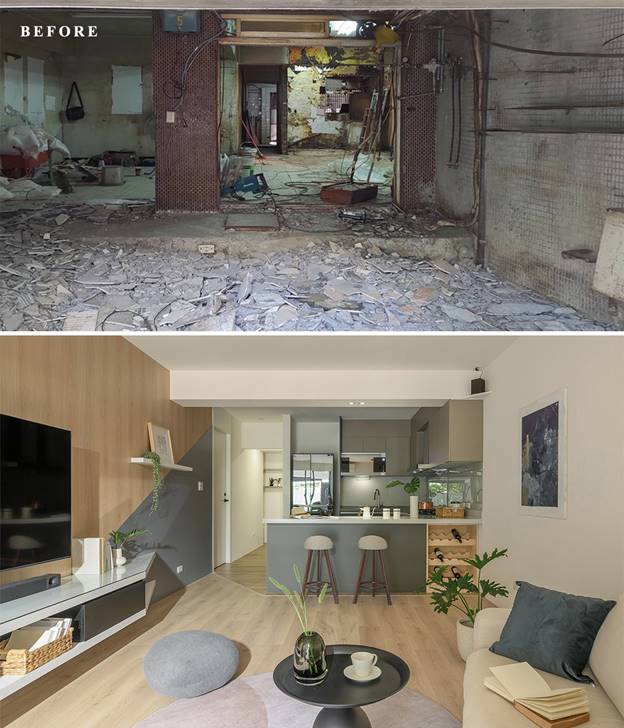 Màn lột xác ngoạn mục của cửa hàng cơm hộp 37 năm tuổi thành một căn hộ hiện đại và sang trọng-4