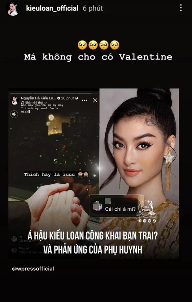 Á hậu Kiều Loan công khai hint hẹn hò rõ mồn một, gây chú ý nhất là phản ứng của phụ huynh-2