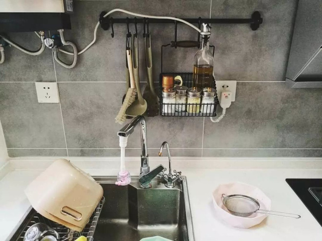 Nhà tập thể 43m² lột xác” thành không gian xinh xắn sau 3 tháng tự tay cải tạo của cặp đôi mới cưới-12