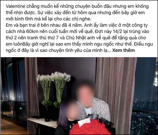 Nhìn thấy điểm bất thường từ túi quà Valentine của bạn thân, cô gái điều tra rồi phát hiện sự thật không tưởng-1