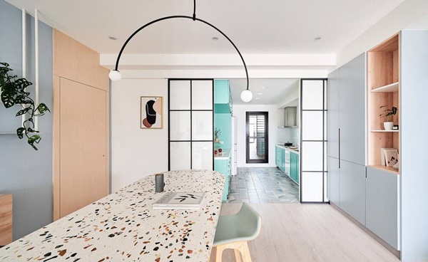 Căn hộ gam màu trang nhã, nhẹ nhàng đi vào lòng người ngay từ cái nhìn đầu tiên-1