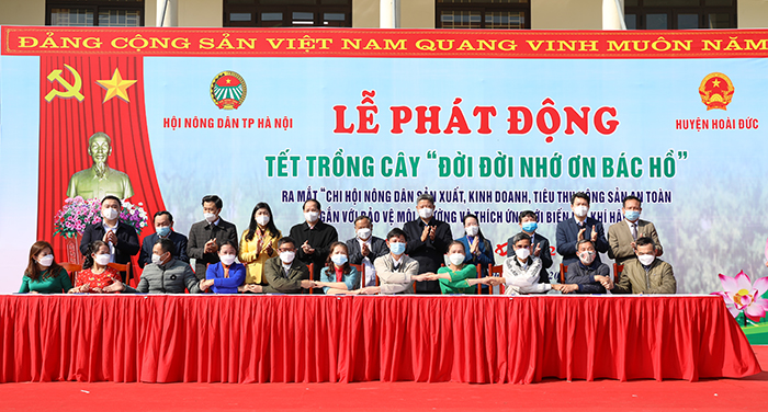 Hội Nông dân Thành phố phát động Tết trồng cây đời đời nhớ ơn Bác Hồ” Xuân Nhâm Dần-1