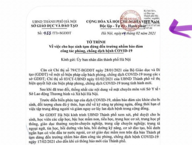 Xuất hiện thông tin học sinh Mầm non đến THPT ở Hà Nội được nghỉ học từ ngày 17/2: Thực hư ra sao?-1