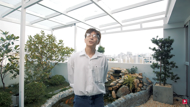 Cận cảnh penthouse 22 tỷ của Ngô Kiến Huy: Đập thông 3 tầng, có cả hồ cá to, phòng gym-5