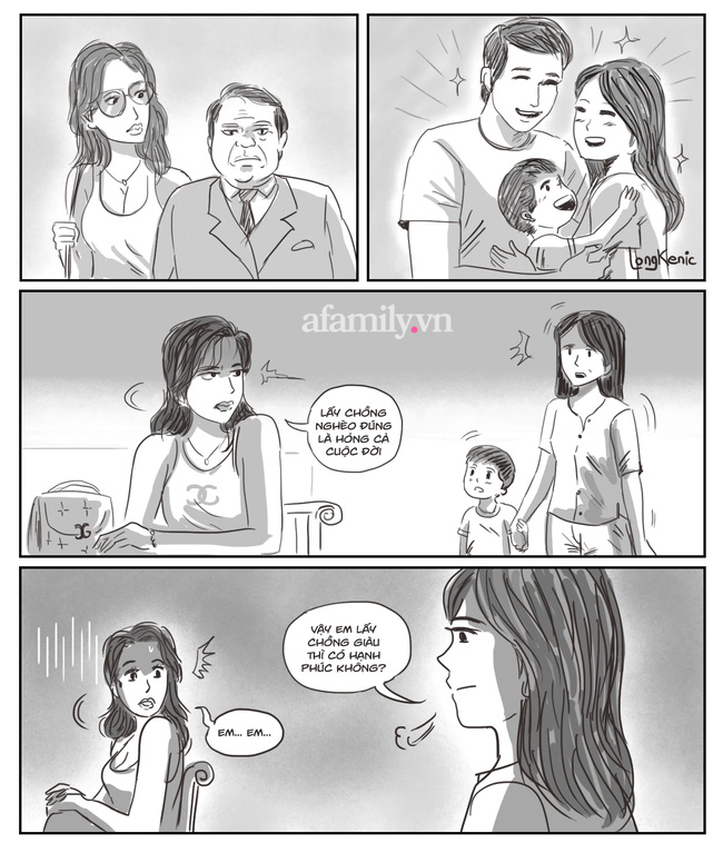 Mỉa mai chị gái lấy chồng nghèo, chị ấy hỏi ngược một câu mà tôi cứng họng-1