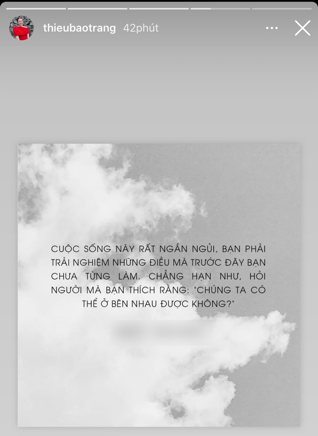 Phương Uyên công khai người yêu mới, Thiều Bảo Trang: Chúng ta có thể bên nhau được không?-1