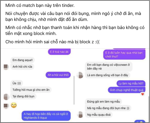 Drama nóng bỏng tay: Người mẫu xinh gái gạ trai lạ mua đồ ăn, nam thanh niên đăng đàn bóc phốt ngay lập tức vì chi tiết cuối-1