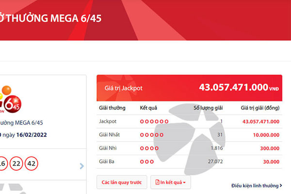 Độc đắc Vietlott gần 37 tỷ đã nổ-2