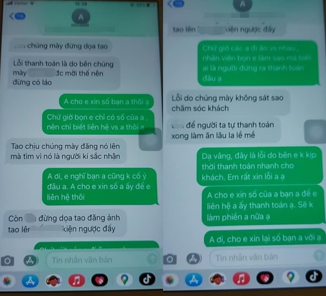 Xôn xao chuyện thanh niên đưa bạn gái đi ăn buffet hải sản ngày Valentine bùng thanh toán, bị nhắn hỏi thì nổi khùng mắng chửi?-5