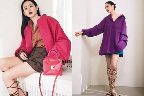 Choáng với ảnh mới của Son Ye Jin: Style chất chơi, lên đồ sặc sỡ như gái đôi mươi mới yêu lần đầu