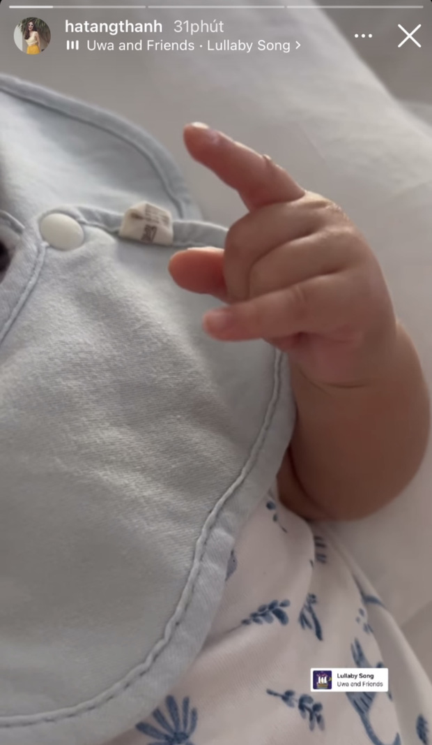 Chỉ qua clip vài giây, nhóc tỳ thứ 3 nhà tài phiệt của Hà Tăng gây bão vì hành động này?-2