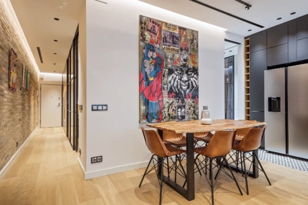 Căn hộ mang phong cách cá tính,&nbsp;hiện đại mà vẫn&nbsp;đậm không khí đồng quê mộc mạc-2