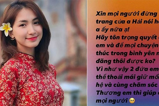 Hậu chia tay, Hòa Minzy xin cộng đồng mạng ngừng chỉ trích bạn trai cũ thiếu gia