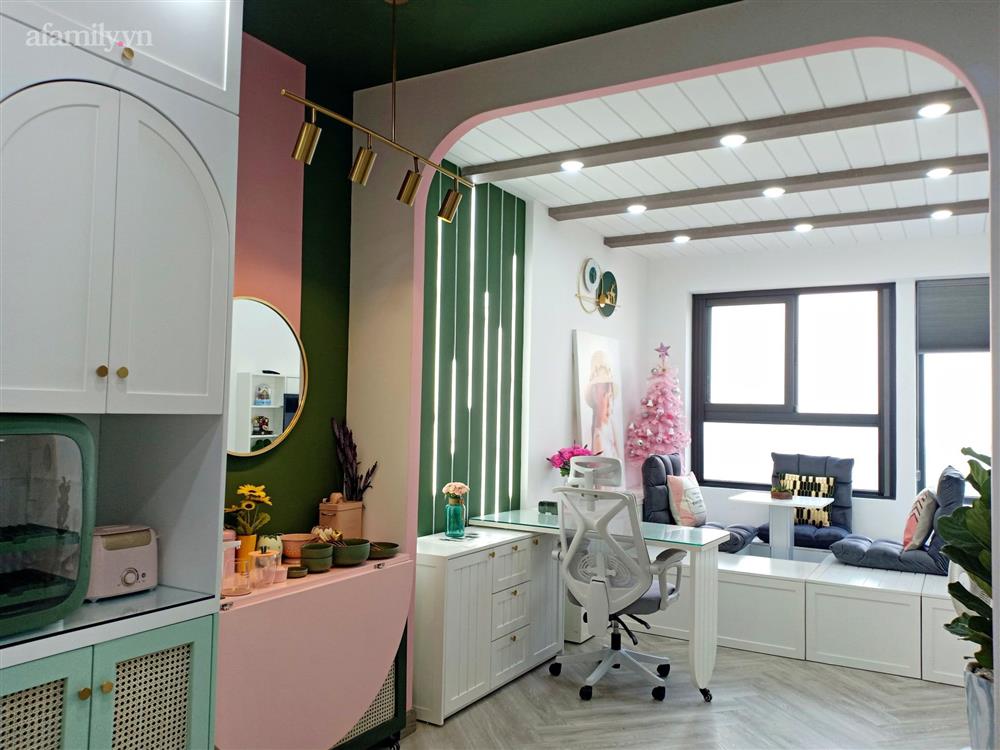 Vợ đảm Sài Gòn tự thay áo cho căn hộ 56m², dùng đồ mây tre vừa thân thiện vừa xinh yêu khiến chồng phải khen không dứt lời-9