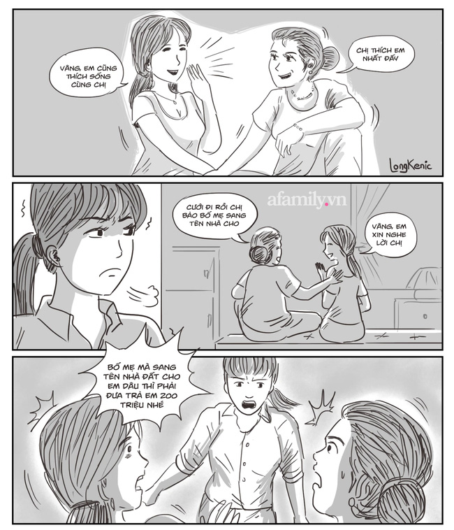 Vô tình nghe cuộc nói chuyện của em dâu tương lai với chị chồng, tôi sững sờ vì phát hiện ra bí mật quá lớn-1