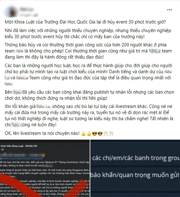 Nữ life-coach nhận lỗi với SV khoa Luật tiếp tục bị tố xin lỗi cho có, dân mạng còn đăng cả bằng chứng hẳn hoi-3