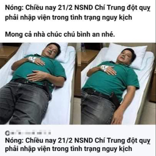 Chí Trung lên tiếng tin đồn đột quỵ, đang nguy kịch-1