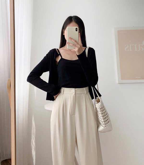 Công thức mix áo cardigan dáng ngắn tôn dáng triệt để-2