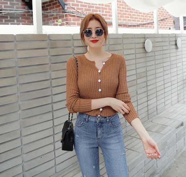 Công thức mix áo cardigan dáng ngắn tôn dáng triệt để-6