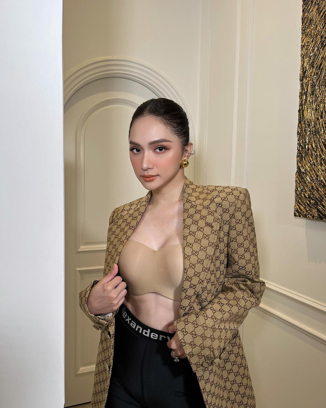 Hương Giang diện blazer chất đét: Nhìn xa cứ tưởng thả rông, phải dụi mắt mấy lần-2