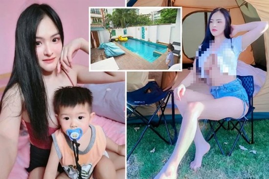 Bố mẹ mải chụp ảnh 