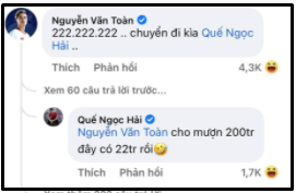 Vợ Quế Ngọc Hải gửi lời nhắc khéo chồng, Văn Toàn bình luận một câu mà nhận về gần 5 nghìn lượt thích-2