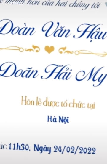 Vừa rò rỉ hình ảnh thiệp cưới của Đoàn Văn Hậu và Doãn Hải My, vào trang cá nhân của cả hai thì biết được sự thật bất ngờ-1
