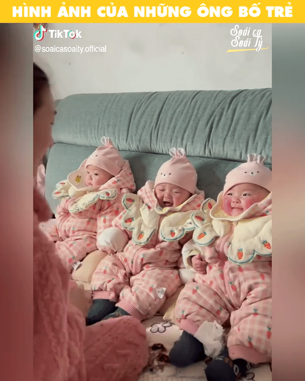 Chưa kịp chơi đã phải lấy vợ, lần đầu học làm bố mà vợ đẻ 1 lần sinh 3 khiến chồng choáng váng-1